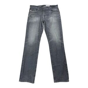 AG Adriano Goldschmied The Everett Jean 34x34 Black Slim Straight‎ AG-ED Denim